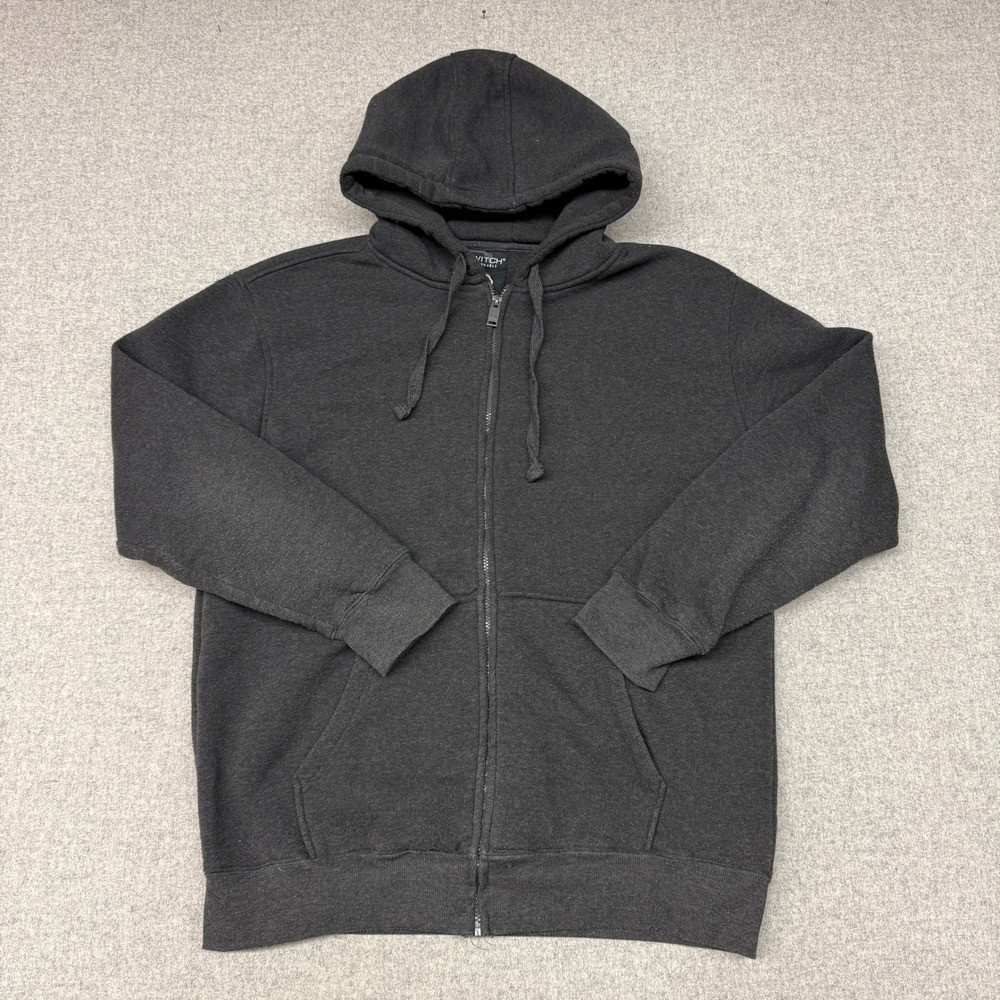 Switch Remarkable | Full Zip Hoodie | 2XL | Gray | Fleece Lined Sweatshirt